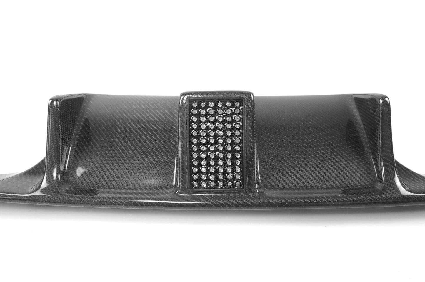 F8X "K Style" Carbon Fiber rear diffuser- 1 Piece - WITH LED