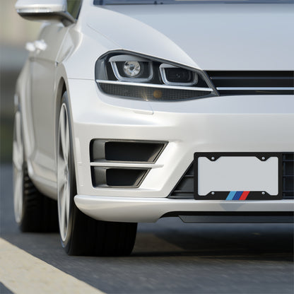 ///M License Plate Frame - Metal