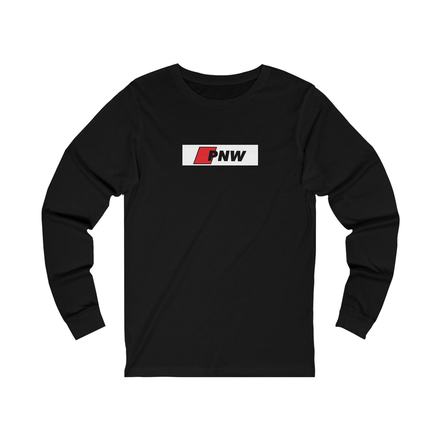 PNW S-Line Box Logo -  Long Sleeve Tee