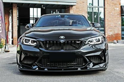 F87 Carbon Fiber 3D Style Front Lip - M2 / M2C