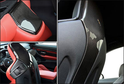 F8X Carbon Fiber Seatback Covers - SET OF FOUR