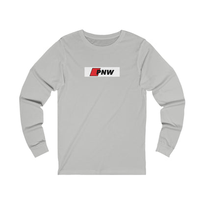 PNW S-Line Box Logo -  Long Sleeve Tee