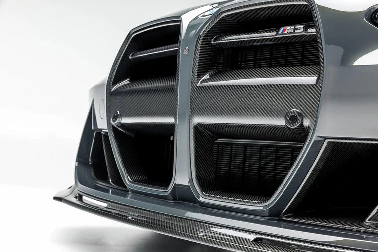 G8X Carbon Fiber Front Grilles - " V Style "