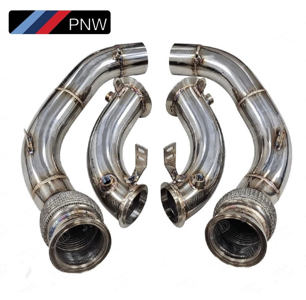 F90 M5 Catless Downpipes - 4.4L S63