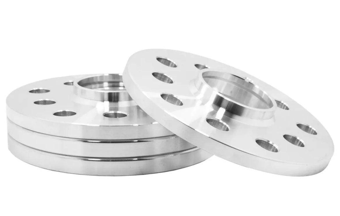 BMW 10 MM & 12 MM HUB CENTRIC WHEEL SPACERS 72.56 HUB W/ 12x1.5 EXT LUG BOLTS