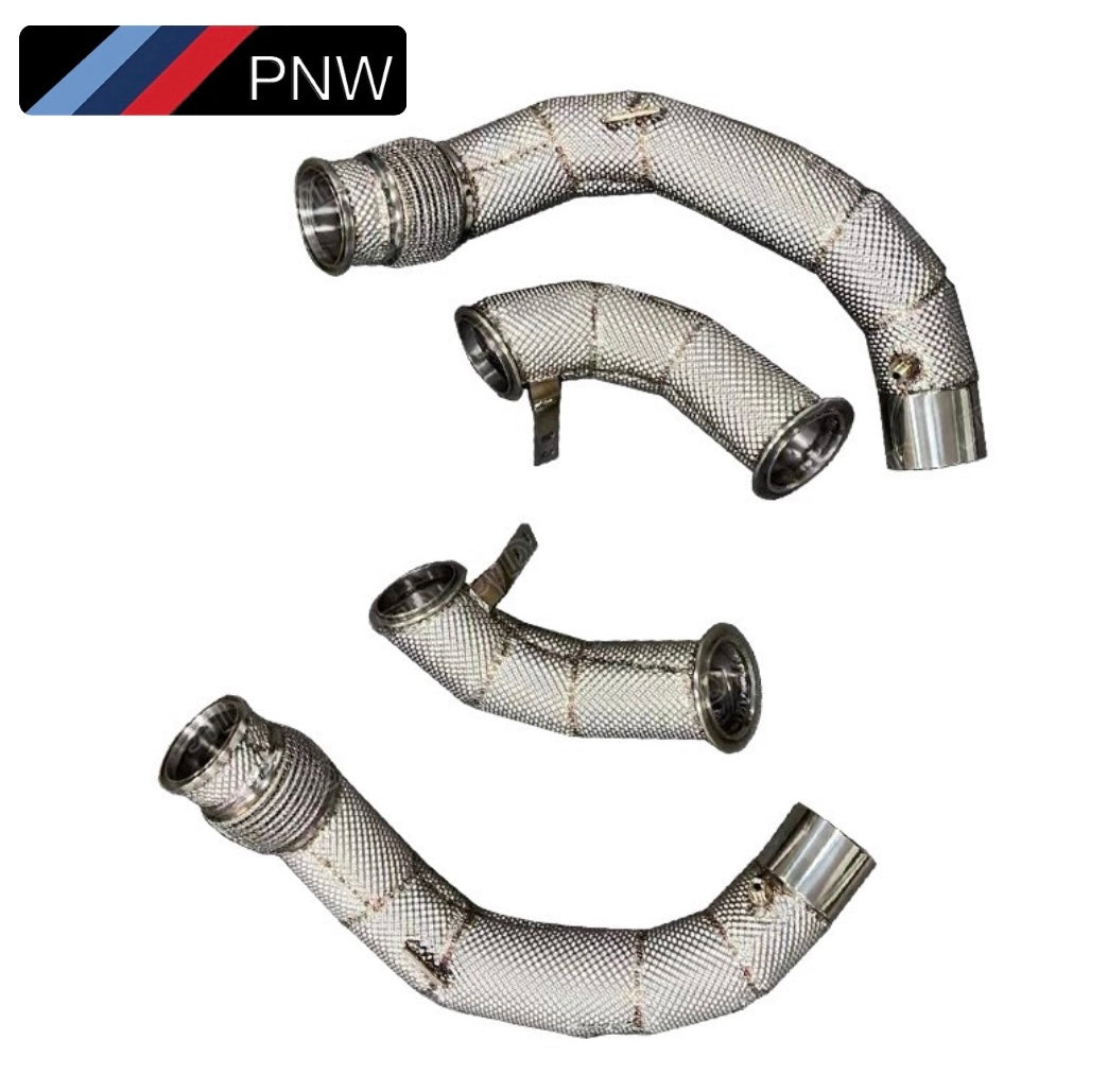 F90 M5 Catless Downpipes - 4.4L S63