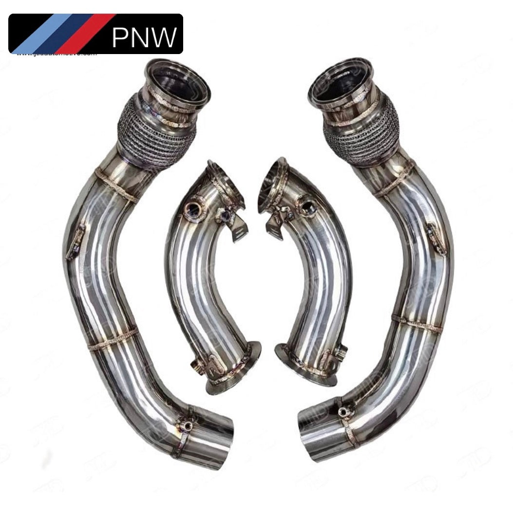 F90 M5 Catless Downpipes - 4.4L S63