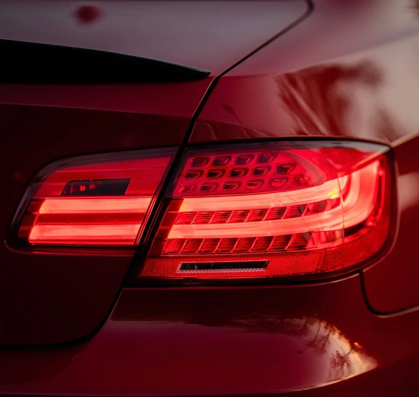 E92 All Red LED Tail Lights - Coupe 2006-2012