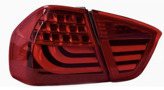 E90 All Red LED Tail Lights - Pre-FaceLift 2005-2008