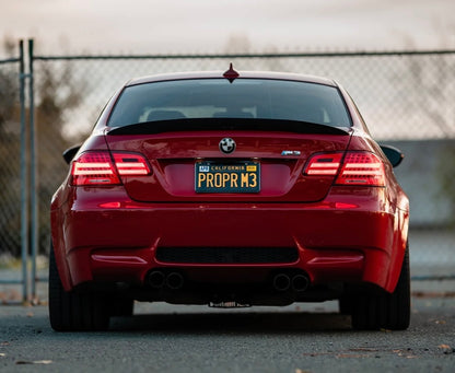 E92 All Red LED Tail Lights - Coupe 2006-2012