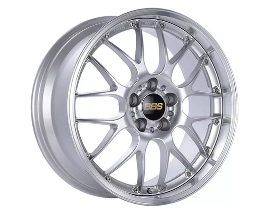 BBS RS-GT Wheel 18x8.5 5x120 15mm Diamond Silver | Diamond Cut Rim