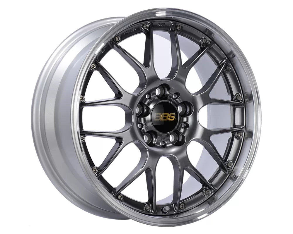 BBS RS-GT Wheel 20x8.5 5x120 15mm Diamond Black | Diamond Cut Rim