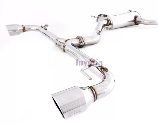 Invidia Q300 Polished Stainless steel tip Catback Exhaust Volkswagen Golf GTI 2.0 Turbo 2009-2014