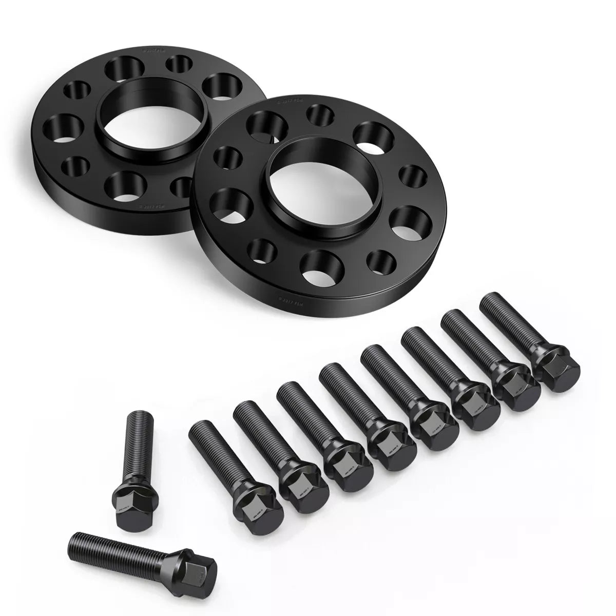 5x120 Wheel Spacers (Pair) Hub Centric 72.6 - BMW - With Extended Bolts - 14x1.25