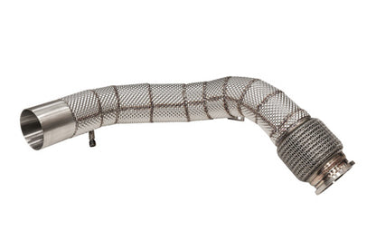 F95 X5M / F96 X6M Catless Downpipes - Heatshielded - S63