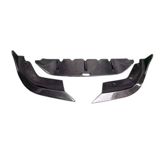 VR Aero Carbon Fiber Front Lip Spoiler 3pcs BMW G20 G28 2021-2022