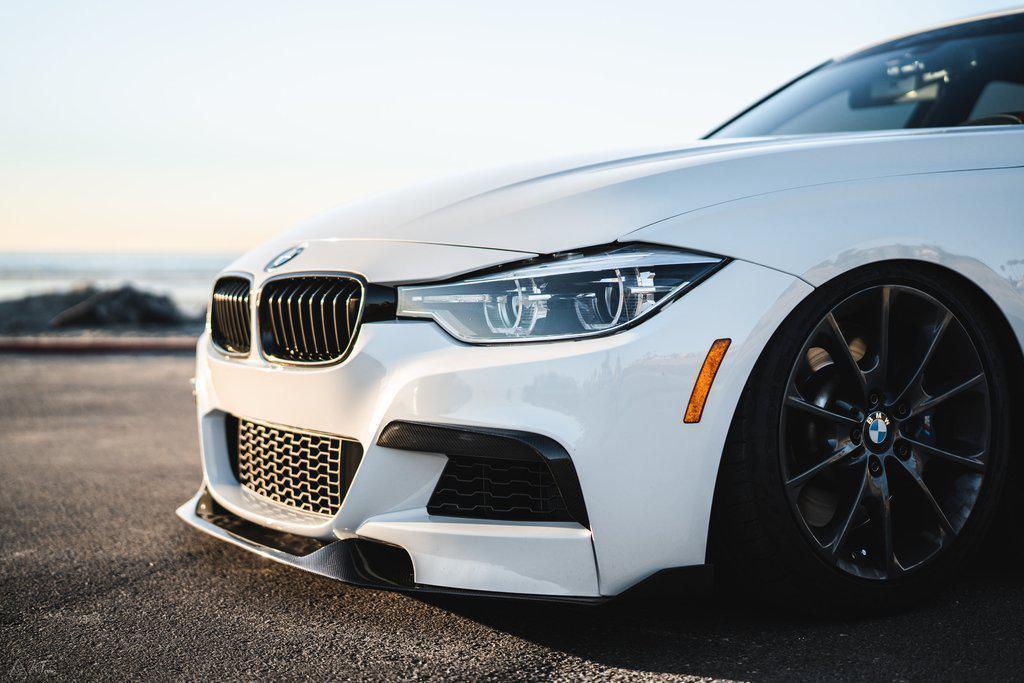 F30 MAD Style Carbon Fiber Front Lip