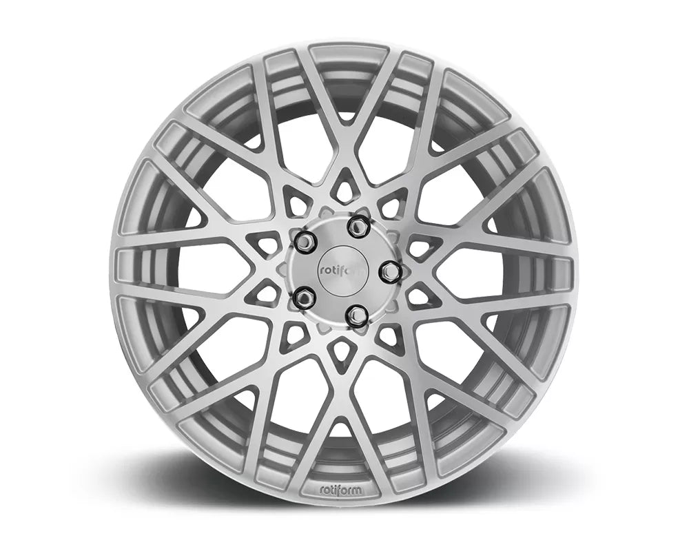Rotiform BLQ Silver & Machined Cast Monoblock Wheel 18x8.5 5x100 35mm