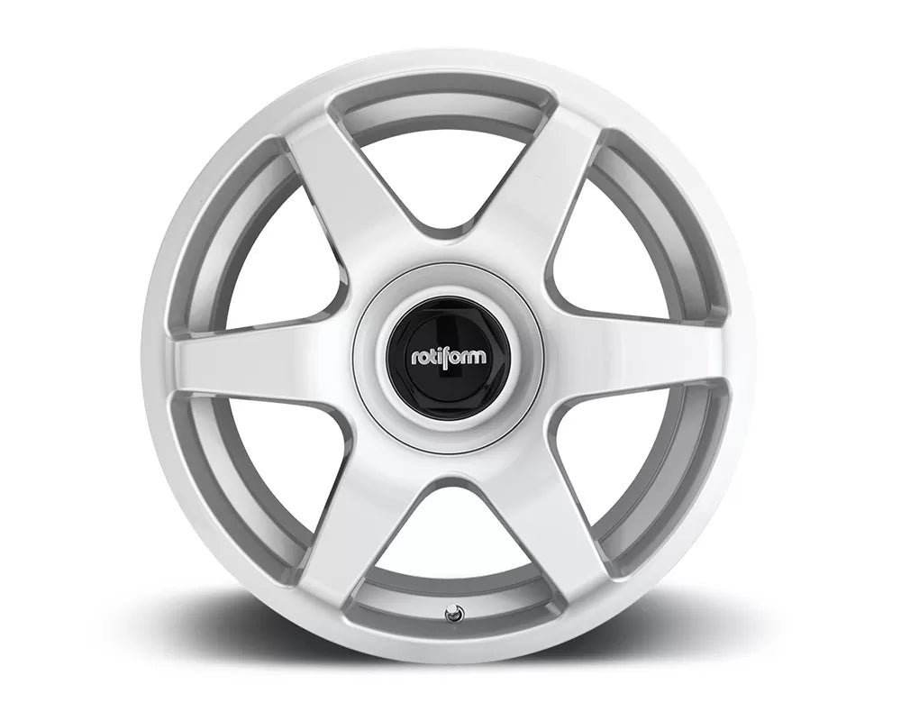 Rotiform SIX Gloss Silver Cast Monoblock Wheel 18x8.5 5x100 | 5x112 45mm