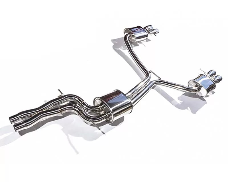 CTS Turbo Stainless Steel Catback Dual Exhaust Audi S4 3.0T B8 09-16